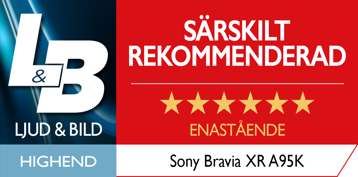 SE Sony Bravia XR A95K Ljud&Bild Särskilt rekommenderad