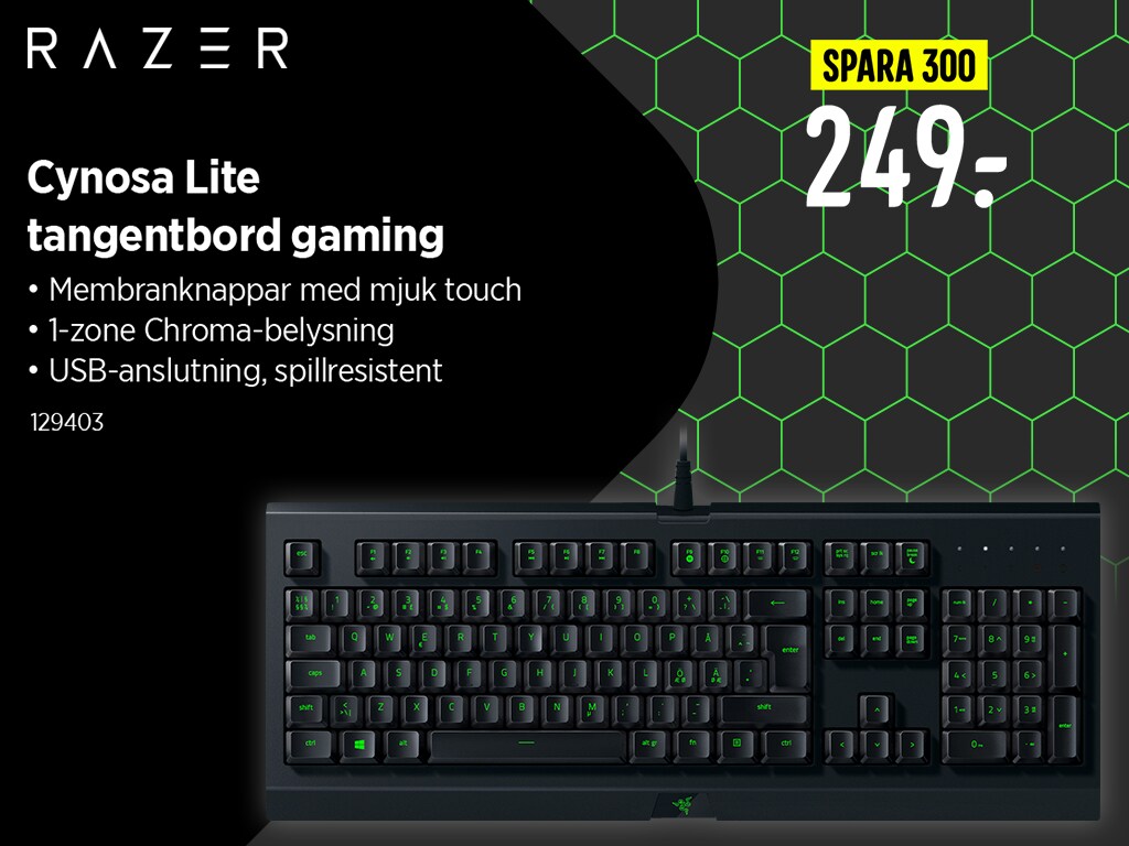 Razer Cynosa Lite keyboard