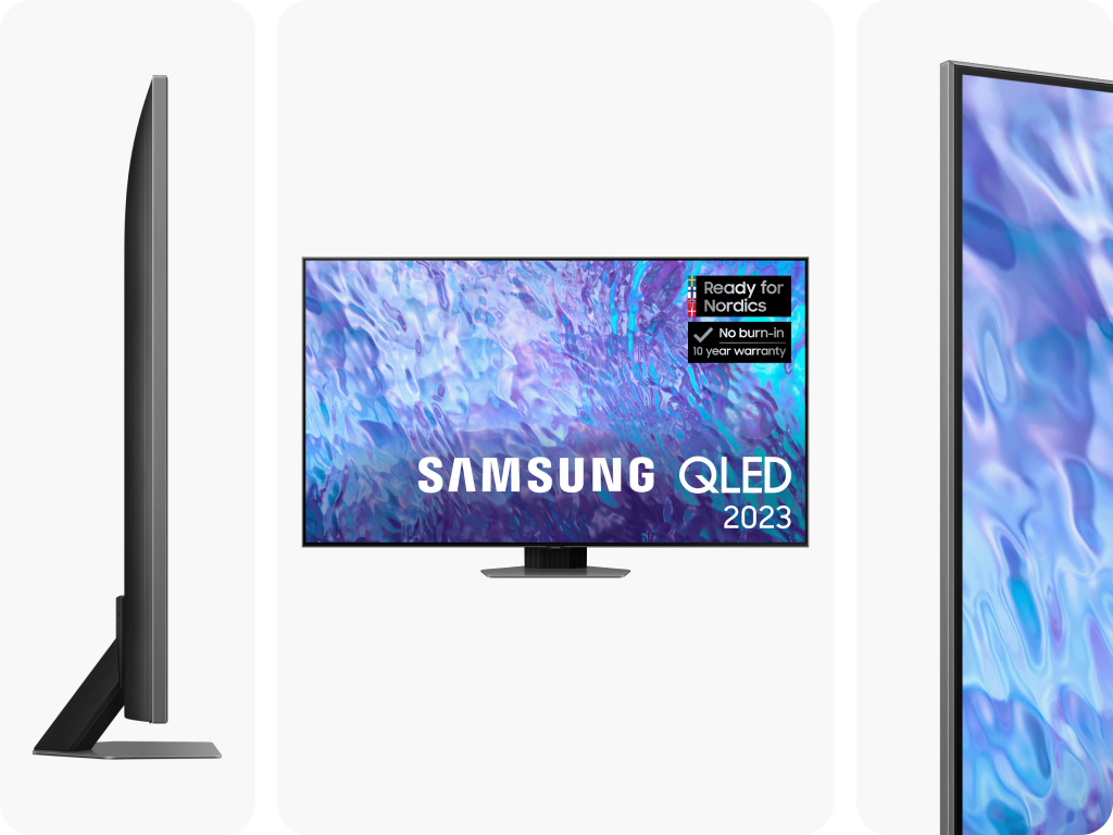 Samsung QLED Q80C bildcollage