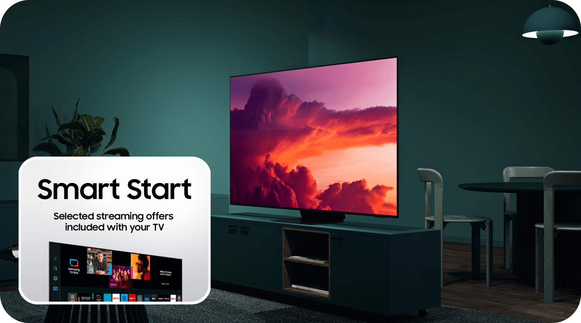 Samsung TV with Smart Start