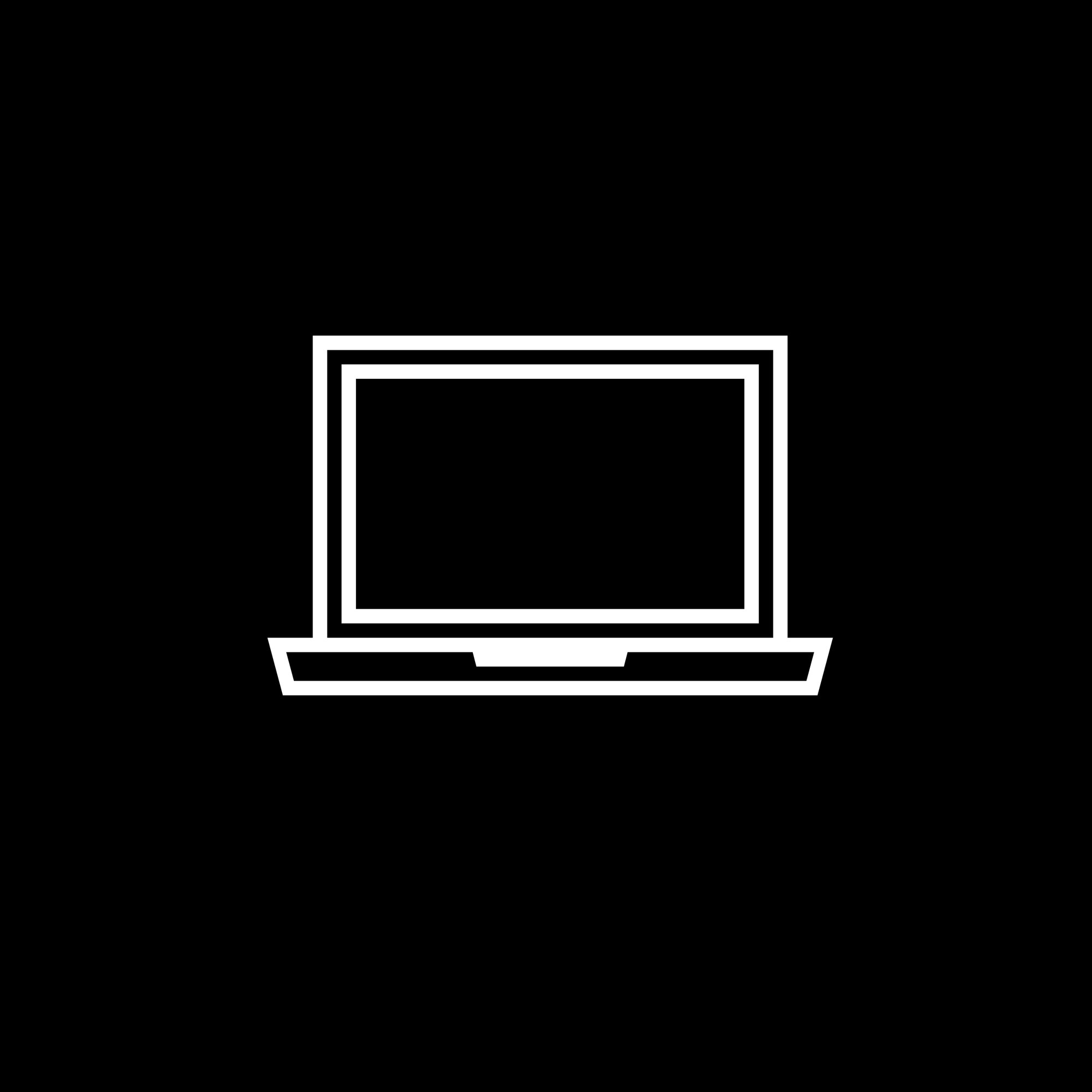 Symbol för laptop