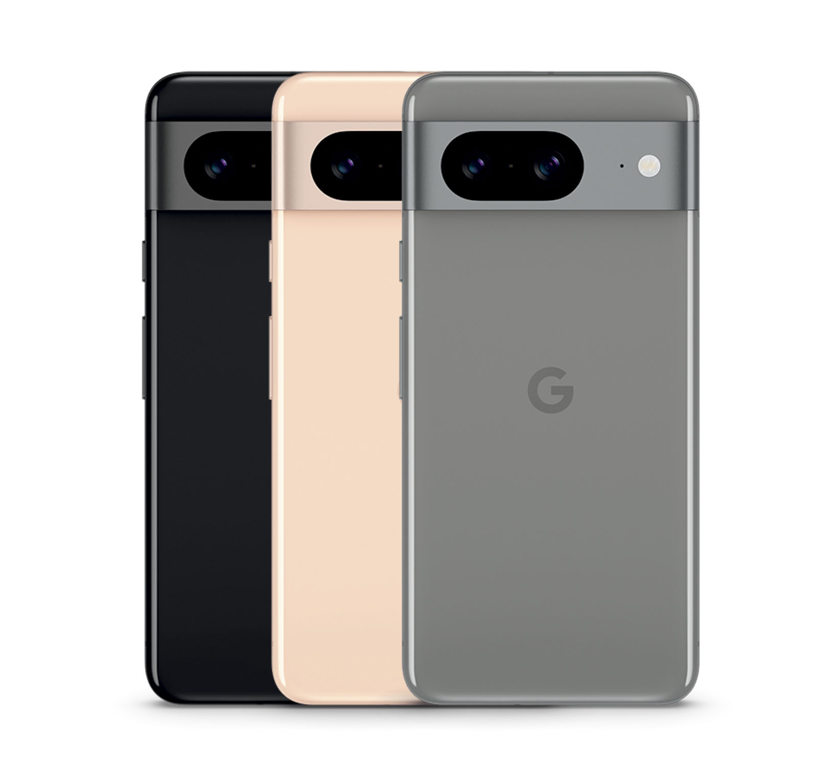 Google Pixel 8 i 3 färger