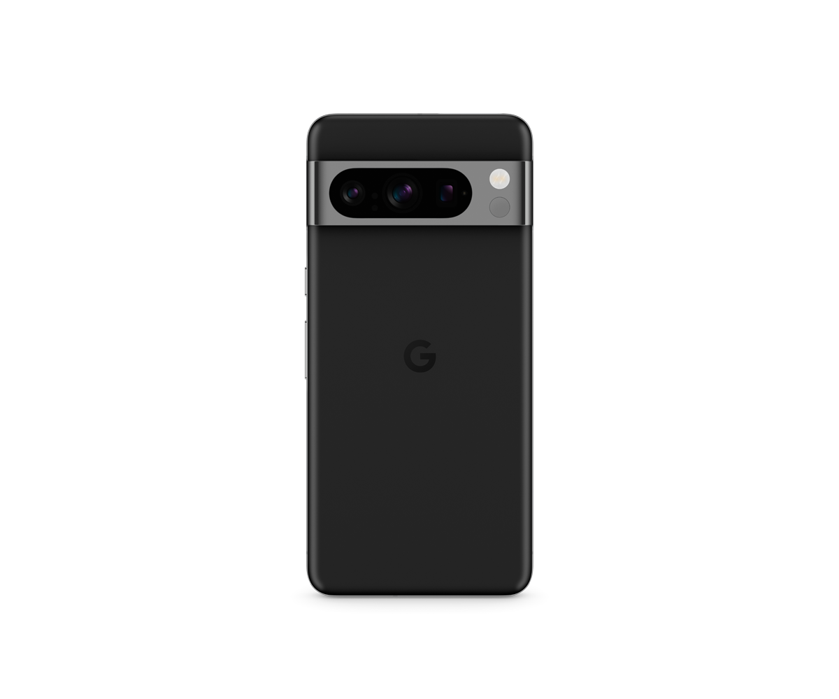 Baksidan av en Google Pixel 8 Pro