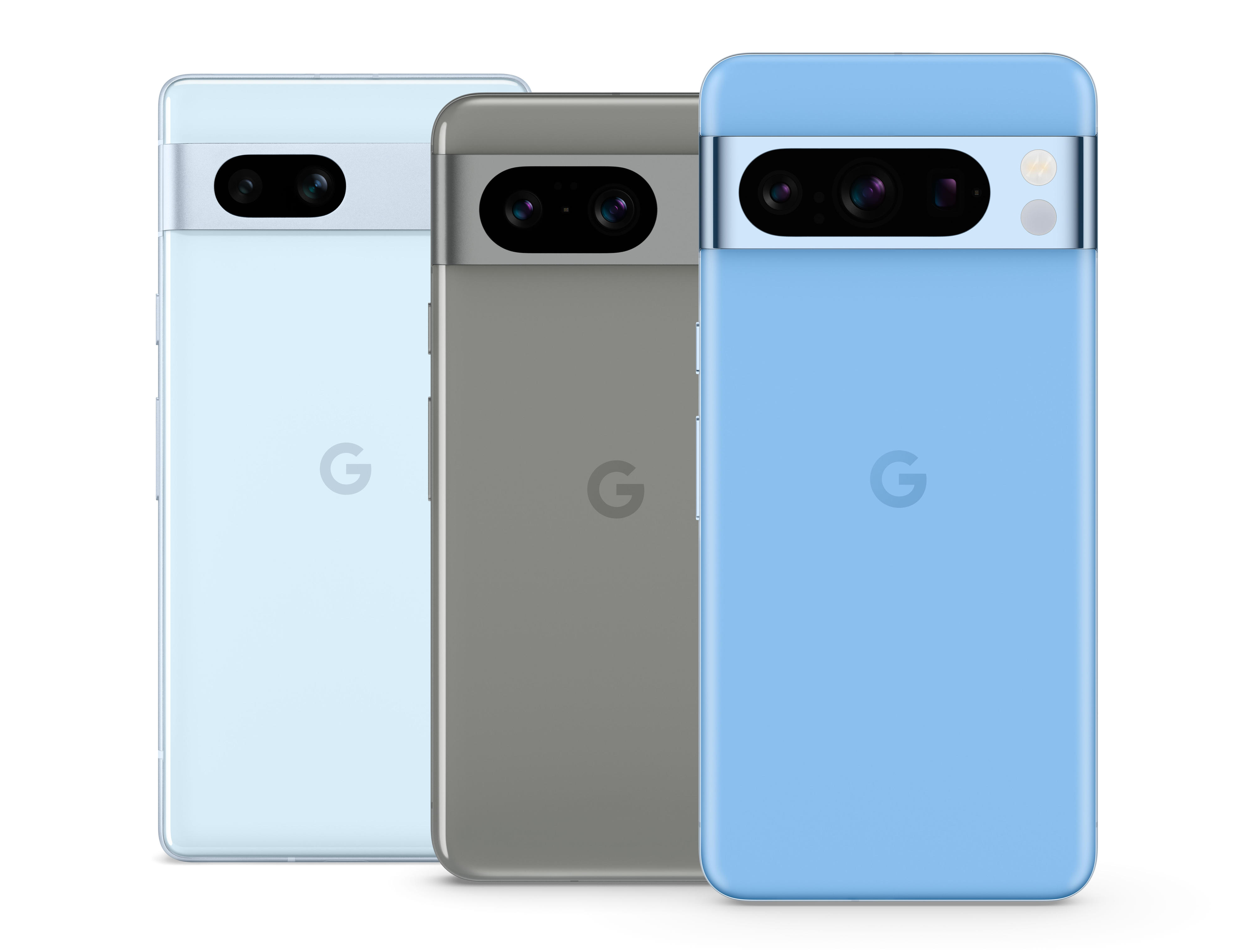 Google Pixel 8 Pro, Pixel 8 och Pixel 7a