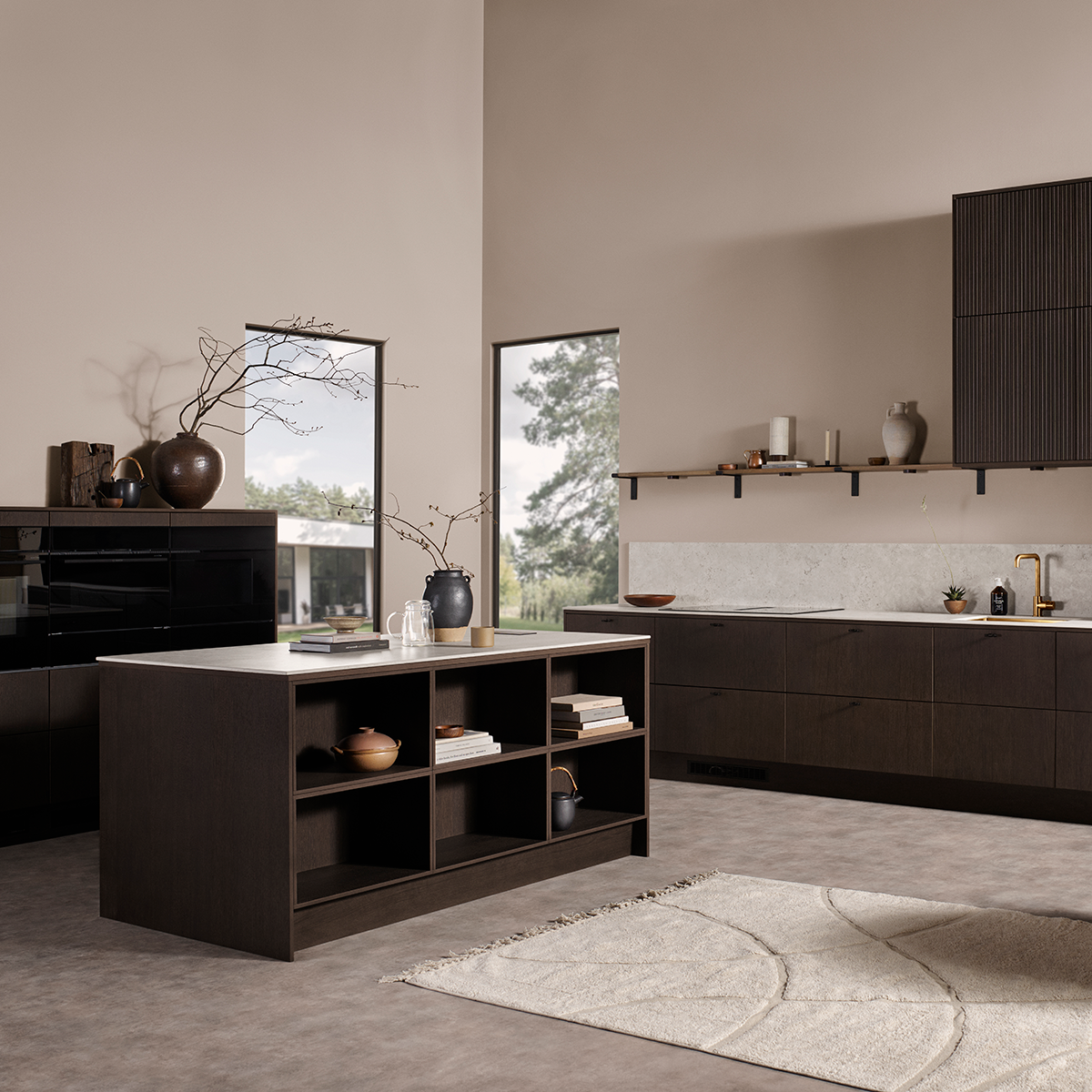 EPOQ Edge Dark Oak kök