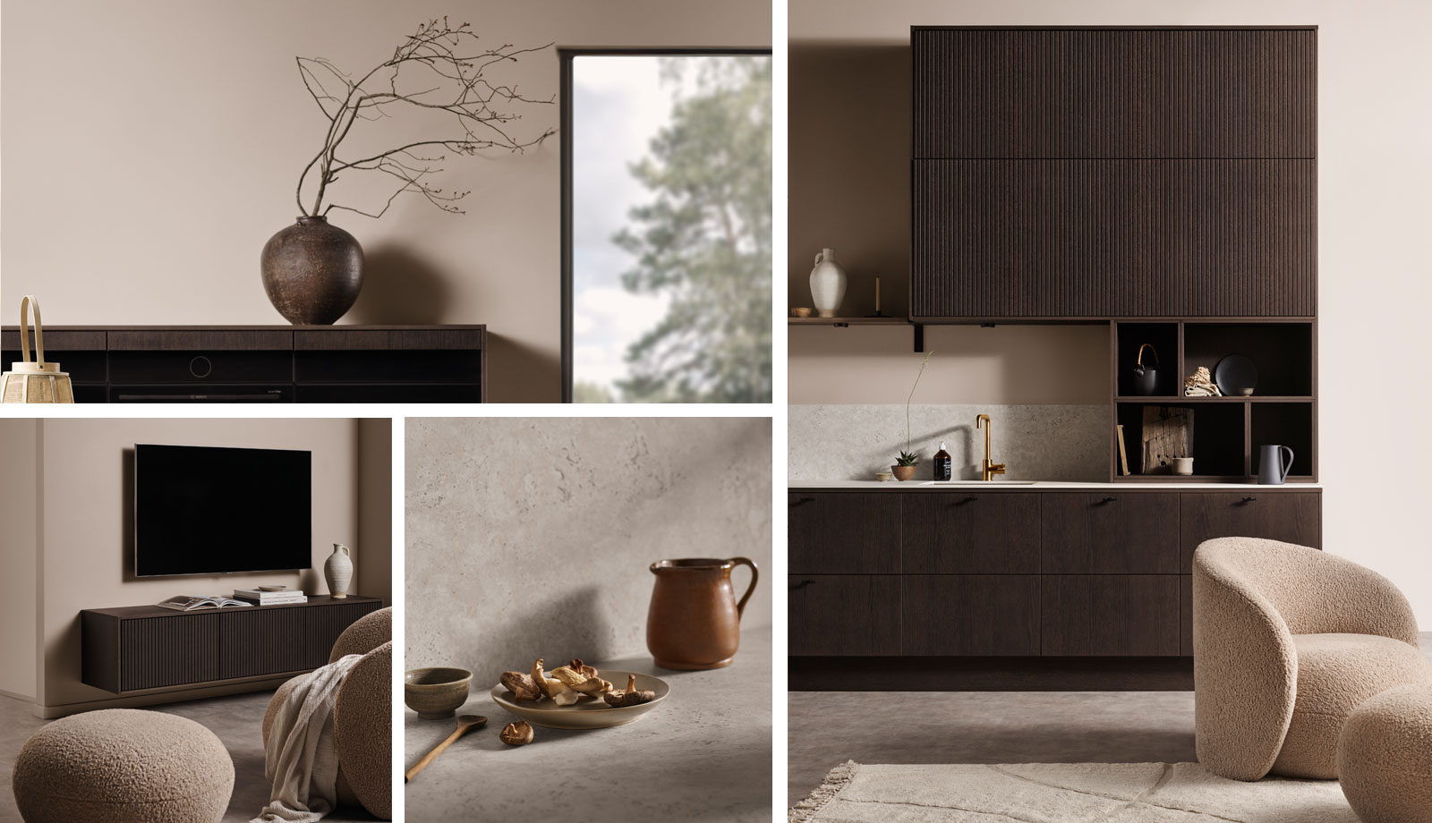 Epoq - Japandi - Collage with Epoq kitchens