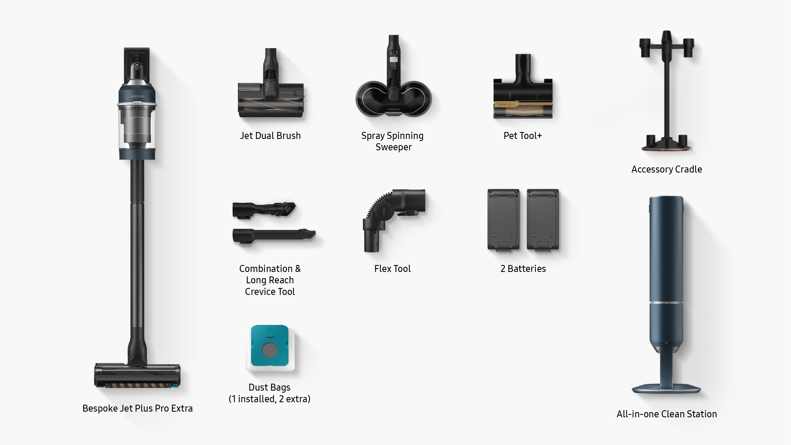Samsung Jet Plus Pro Extra - Whats in the box