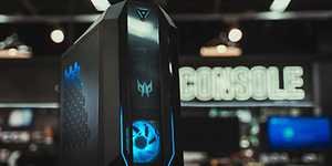 Gamingdator på display i ett varuhus