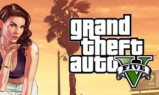 Bild från spelet Grand Theft Auto V Five med en kvinna som skickar en slängkyss. 