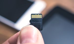 Externt MicroSD minneskort för surfplattor.