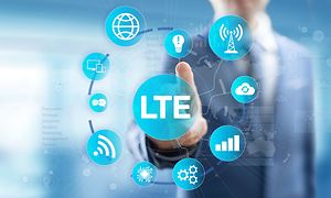 Illustration: Ikoner för LTE, wi-fi och andra anslutningar.