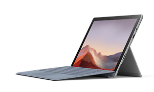 Produktbild: Surface Pro 7 - sidvinkel.