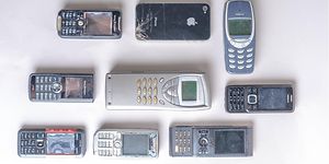 Gamla mobiltelefoner