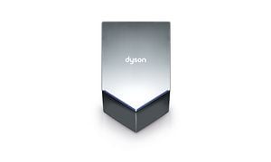 Produktbild: Dyson Airblade V handtork med vit bakgrund.