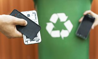 Mobiltelefoner redo för återvinning
