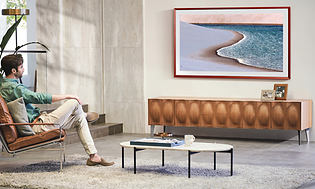 CE-TV-Man watching a stylish TV