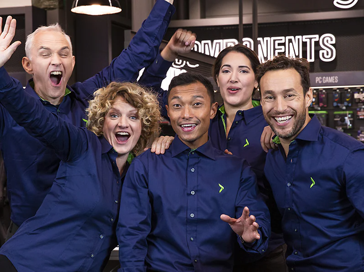 Corporate - Happy co-workers