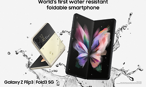 Samsung Galaxy Z Fold3 och Z Flip3 banner