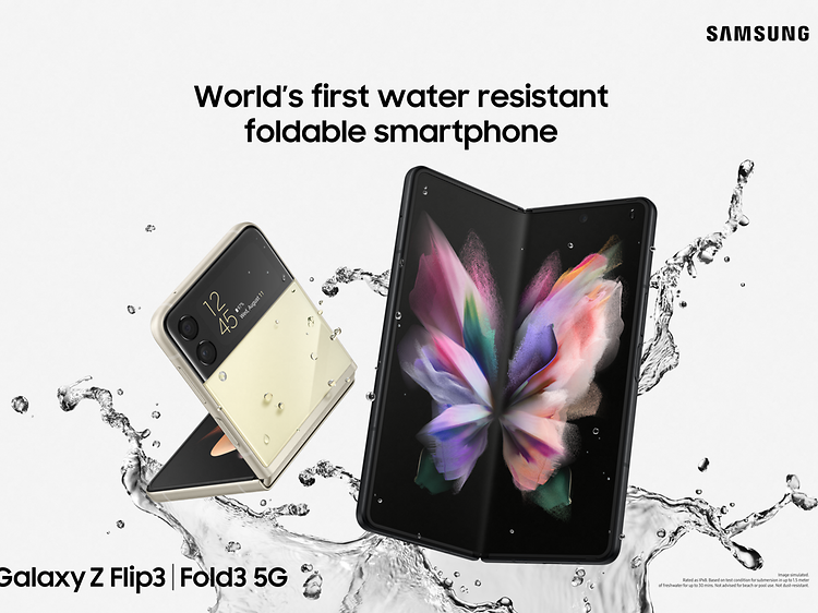 Samsung Galaxy Z Fold3 och Z Flip3 banner