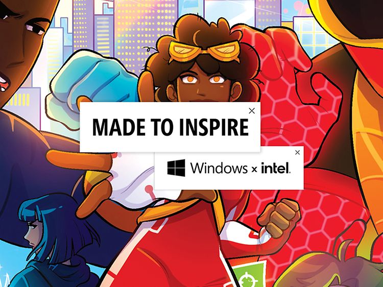 Windows och Intel Evo-banner
