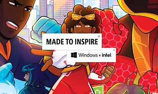 Windows och Intel Evo-banner