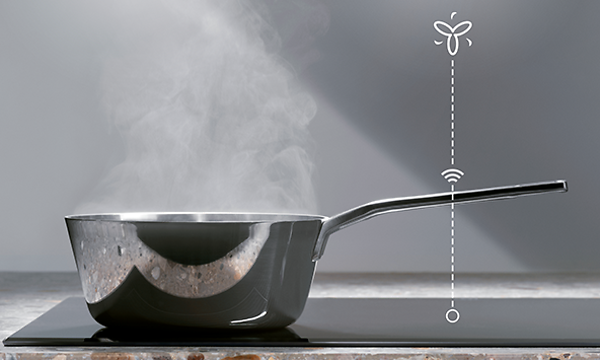  Saucepan on induction hob