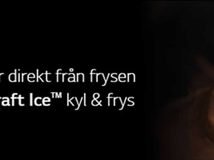 LG Craft Ice-Banner in Swedish