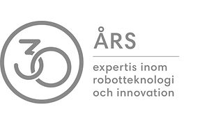 Robotdammsugare banner med text på svenska.