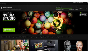 Nvidia Studio drivrutiner.