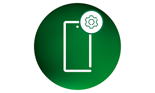 Mobiltelefon Service Logo.