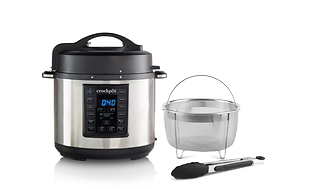 Crockpot Multicooker med tillbehör.