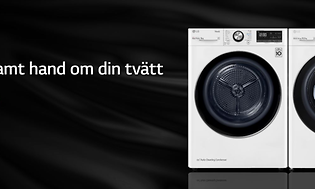 LG tvättmaskin och torktumlare