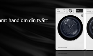  LG tvättmaskin och torktumlare