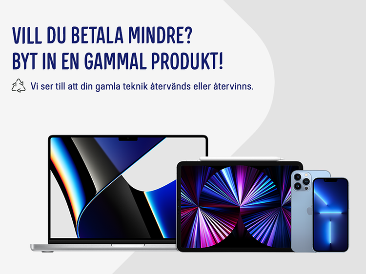 Apple trade in banners - Apple trade in - we make sure that your old technology is reused or recycled