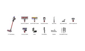 Dyson Outsize Absolute tillbehör.