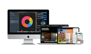 iMac, MacBook, iPad and iPhone next to each other