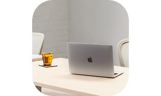 MacBook Air on a desk