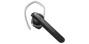 Ett svart Jabra Talk 45 Bluetooth Headset.
