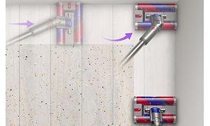 Dyson Omni-Glide - Manövrera utan ansträngning runt hinder.