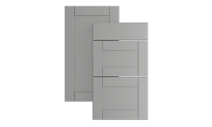 Epoq köksfront exempel i den gråa färgen Oak Steel Grey.