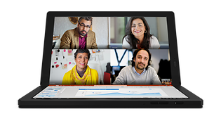 Lenovo ThinkPad X1 Fold i laptop läge