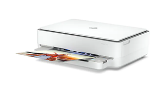 HP Envy 6032e produktbild vänd mot vänster