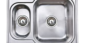 Epoq diskbänk i rostfritt stål.