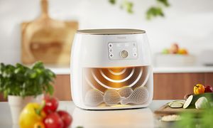 Philips Airfryer och illustration av Smart Sensing-teknik