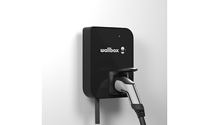 Wallbox Copper SB mounted on a wall