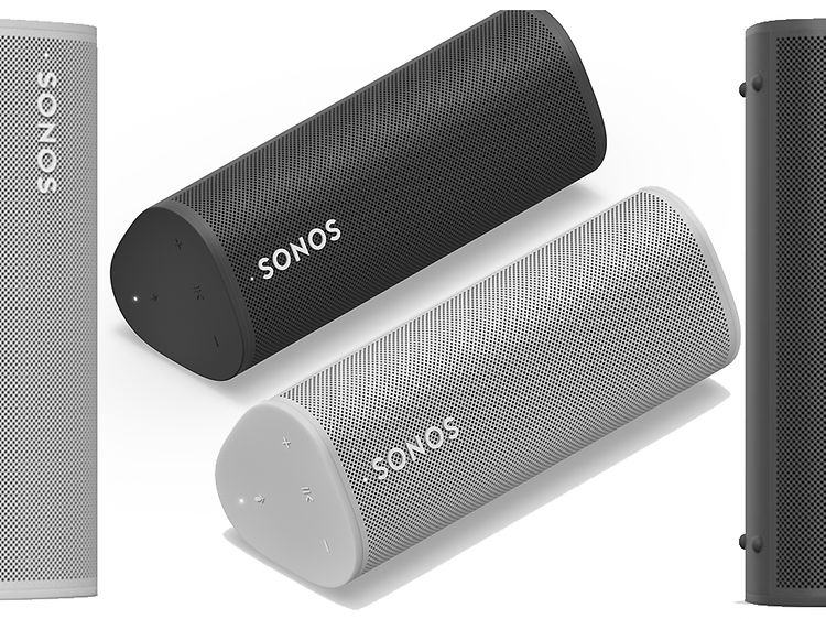 Sonos Roam i svart och vitt