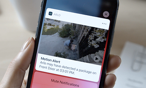 Arlo - Rörelsevarning på mobiltelefon