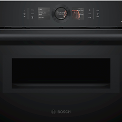 Svart integrerad kompaktugn från Bosch