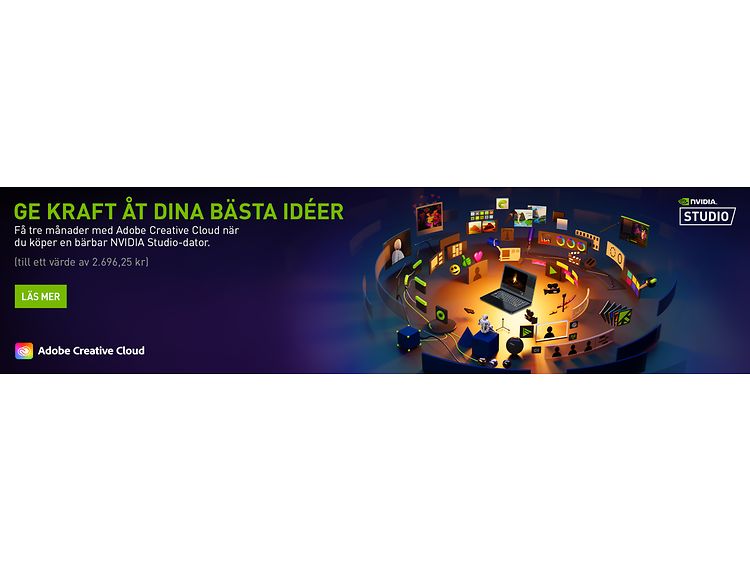NVIDIA Studio + Adobe svse