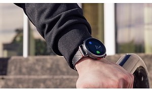 Polar - A Polar smartwatch with a new band